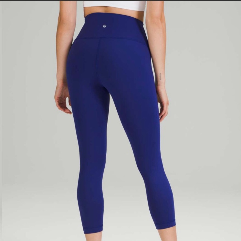 Blue Lululemon Leggings